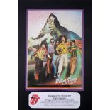 Rolling Stones, 1976 tour programme signed by the band. The programme cover signed in black