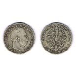 German East Africa. Wilhelm II accumulation of one rupee. One rupee (80) , also Germany three