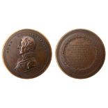 1808-1915 The Battles of the Duke of Wellington A circular bronze case in the form of a medallion