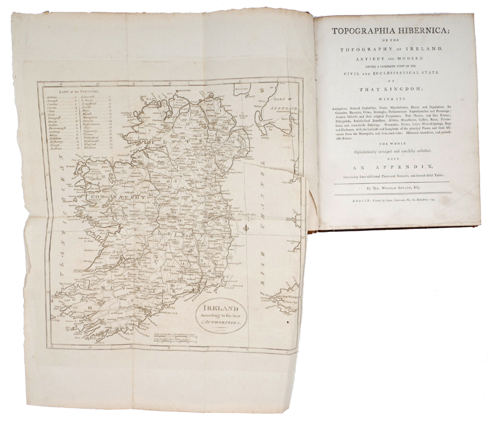 Seward, William W. Topographia Hibernica. Ancient and Modern. Giving a complete view of the Civil