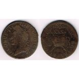 James II "Gunmoney" halfcrown (small), 1690 May. and may May. very good and may about very fine/good