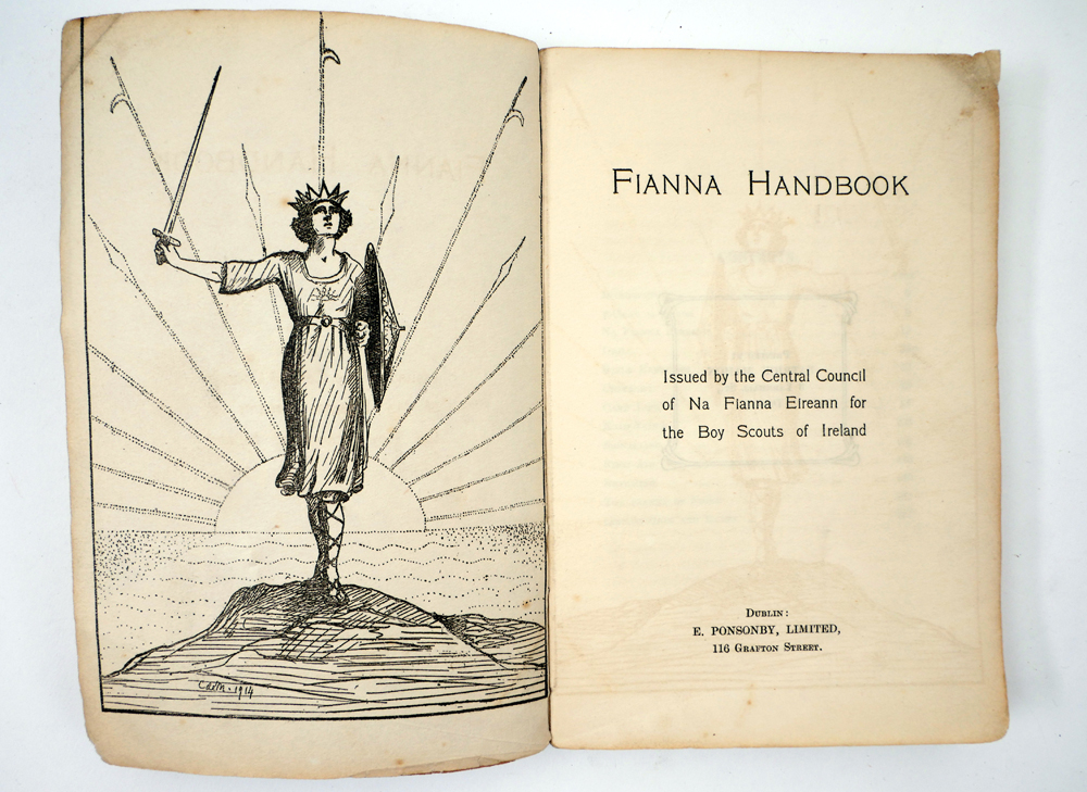 1914 Na Fianna, Irish National Boy Scouts, Handbook Central Council of na Fianna, Dublin, 1914. 8vo, - Image 2 of 3