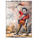 1891 (13 October and 19 December) Weekly National Journal, cartoon illustrations of John Redmond.