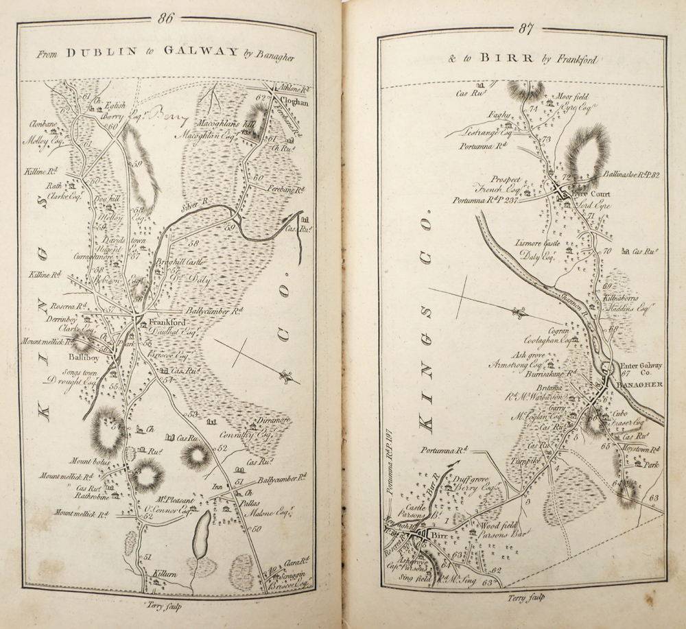 1777: Taylor, George and Skinner, Andrew. Taylor & Skinner's Maps of the Roads of Ireland, Surveyed. - Image 3 of 3