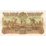 Currency Commission Consolidated Banknote 'Ploughman' Ulster Bank Five Pounds, 29-1-31 01