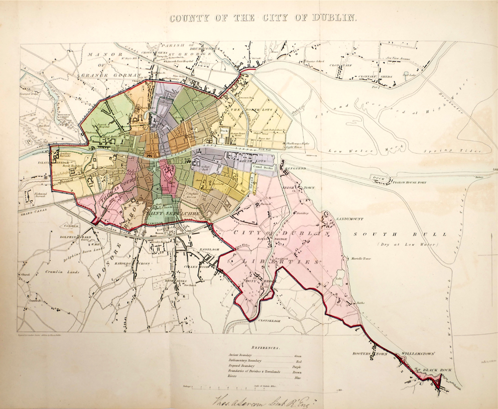 1837 Municipal Corporation Boundries (Ireland), Reports and Plans. Ordered by the House of - Image 2 of 2