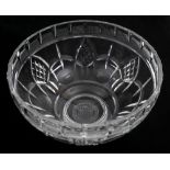 1992 Waterford Crystal commemorative bowl. A limited edition Waterford crystal bowl the base