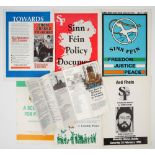 1987-1994 Sinn Féin-IRA policy documents and propaganda. 'POW Information Booklet'; 'From Cradle