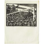 Harry Kernoff RHA (1900-1974) COLLECTION OF HISTORICAL PORTRAITS AND SCENES woodcuts; (6); (all