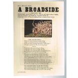 Jack Butler Yeats RHA (1871-1957) A BROADSIDE - EIGHT ISSUES, 1909-1913 hand-coloured Cuala Press