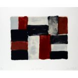 Sean Scully (b.1945) PARIS RED WALL, 2004 lithograph; (no. 9 from an edition of 40) signed and dated