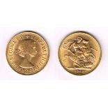 Elizabeth II gold sovereign, 1968. In Spink presentation box, brilliant uncirculated.