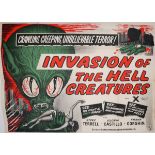 Invasion of the Hell Creatures (Invasion of the Saucer Men) cinema poster. 1957, Anglo