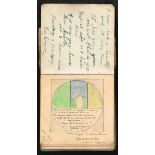 1921 (July-August). Ballykinlar Camp - Republican prisoners autograph book Contains verses and