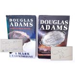 Adams, Douglas, two signed first editions. The Long Dark Tea-Time of the Soul. Heinemann, London,