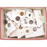 Buttons: mainly Irish livery and hunt buttons (100+) Mainly brass, some silvered. Among those