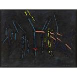 Anne Yeats (1919-2001) SICILIAN FAIRGROUND BY NIGHT oil on canvas signed lower right; with