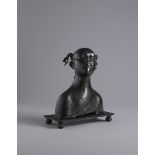 Carolyn Mulholland RHA (b.1944) HUMMING HEAD, 1990 bronze signed in monogram, dated and numbered [5]