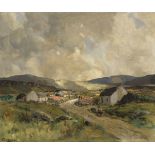 James Humbert Craig RHA RUA (1877-1944) IN THE ROSSES, COUNTY DONEGAL oil on canvas signed lower