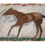 Basil Blackshaw HRHA RUA (1932-2016) RACE HORSE, 1990 oil on canvas dated [July '90] upper right;