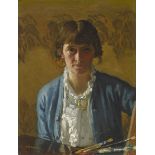 Margaret Clarke (née Crilley) RHA (1888-1961) SELF PORTRAIT, c.1914 oil on canvas signed [M.