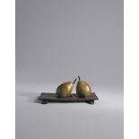 Carolyn Mulholland RHA (b.1944) PEARS, 1991 bronze; (in four parts); (artist's proof) signed in