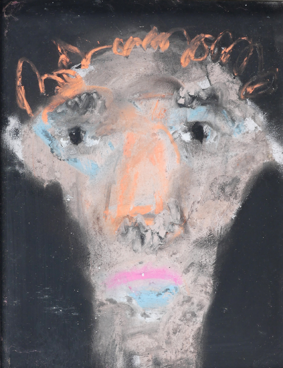 Ross Wilson ARUA (b.1957) HEADS (SET OF SIX) oil and pastel on board; (6), five works signed lower - Image 8 of 12