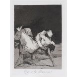 After Francisco José de Goya y Lucientes Spanish (1746-1828) QUE SE LA LLEVARON! plate 8 from 'Los