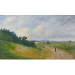 Douglas Alexander (1871-1945) MOUNT BARNDARRIG, COUNTY WICKLOW oil on panel, signed lower left and