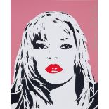 Bambi (British, c.1982) ROCK AND ROLL KATE (KATE MOSS) screenprint; (edition of 50), signed in the