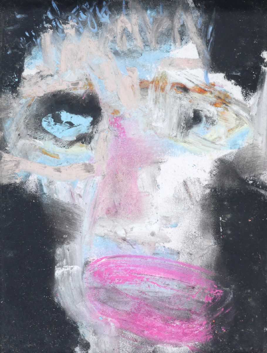 Ross Wilson ARUA (b.1957) HEADS (SET OF SIX) oil and pastel on board; (6), five works signed lower - Image 6 of 12
