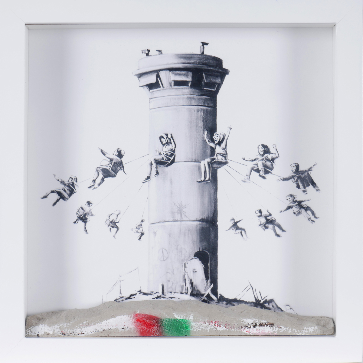 Banksy (British, b.1974) BANKSY WALLED OFF HOTEL BOX SET PRINT, 2017 print and concrete relief - Image 2 of 3