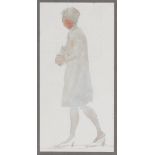 Michael Healy (1873-1941) DUBLIN WOMEN (SET OF THREE) watercolour; (3), , 5.75 by 3.75in. (14.6 by