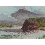 Sean O'Connor (1909-1992) NEAR STAG ISLAND, UPPER LAKE, KILLARNEY, COUNTY KERRY watercolour,