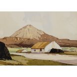 Maurice Canning Wilks RUA ARHA (1910-1984) VIEW OF ERRIGAL (A PAIR) watercolour; (2), each signed