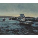 Norman Teeling (b.1944) SKERRIES HARBOUR, COUNTY DUBLIN, 2003 oil on board, signed lower right;