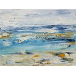 Geraldine Hone UNTITLED LANDSCAPE oil on board, signed lower left, 6 by 8in. (15.2 by 20.3cm)