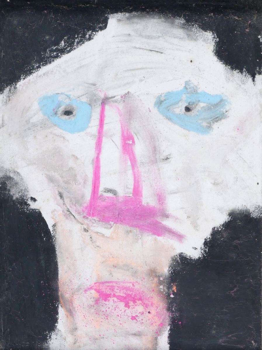 Ross Wilson ARUA (b.1957) HEADS (SET OF SIX) oil and pastel on board; (6), five works signed lower - Image 5 of 12