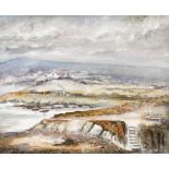 Patrick Reel (b.1935) OUTSIDE SCHULL, COUNTY CORK, 1987 watercolour, signed and dated lower right;