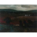 Jack Cudworth (1930-2010) WICKLOW MOUNTAINS, 1972 oil on board, signed lower right; inscribed with