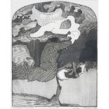 Patrick Pye RHA (1929-2018) ABRAHAM'S SACRIFICE etching; (no. 14 from an edition of 18), signed in