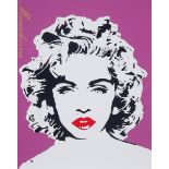 Bambi (British, c.1982) MONADONNA (MADONNA) - PLUM screenprint; (from an edition of 50), signed in