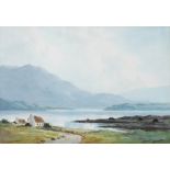 Douglas Alexander (1871-1945) THE MOUNTAINS OF MOURNE watercolour, signed lower left, 9.75 by 14.