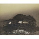 Maria Simonds-Gooding RHA (b.1939) SHEEP GRAZING etching; (artist's proof), signed lower right;