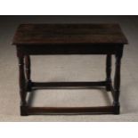 A 17th Century Joined Oak Centre Table.