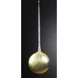 A 17th Century Brass Warming Pan.