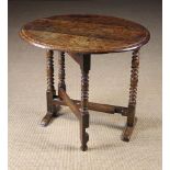 A Late 17th Century Joined Oak Coaching Table.