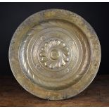 A 16th Century Nuremberg Brass Alms Dish.