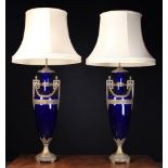 A Pair of Impressive Sèvres Style Table Lamps.