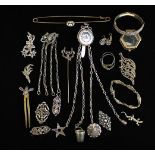 A Collection of Bijouterie, Cut Steel, Marcasite & other Jewellery.